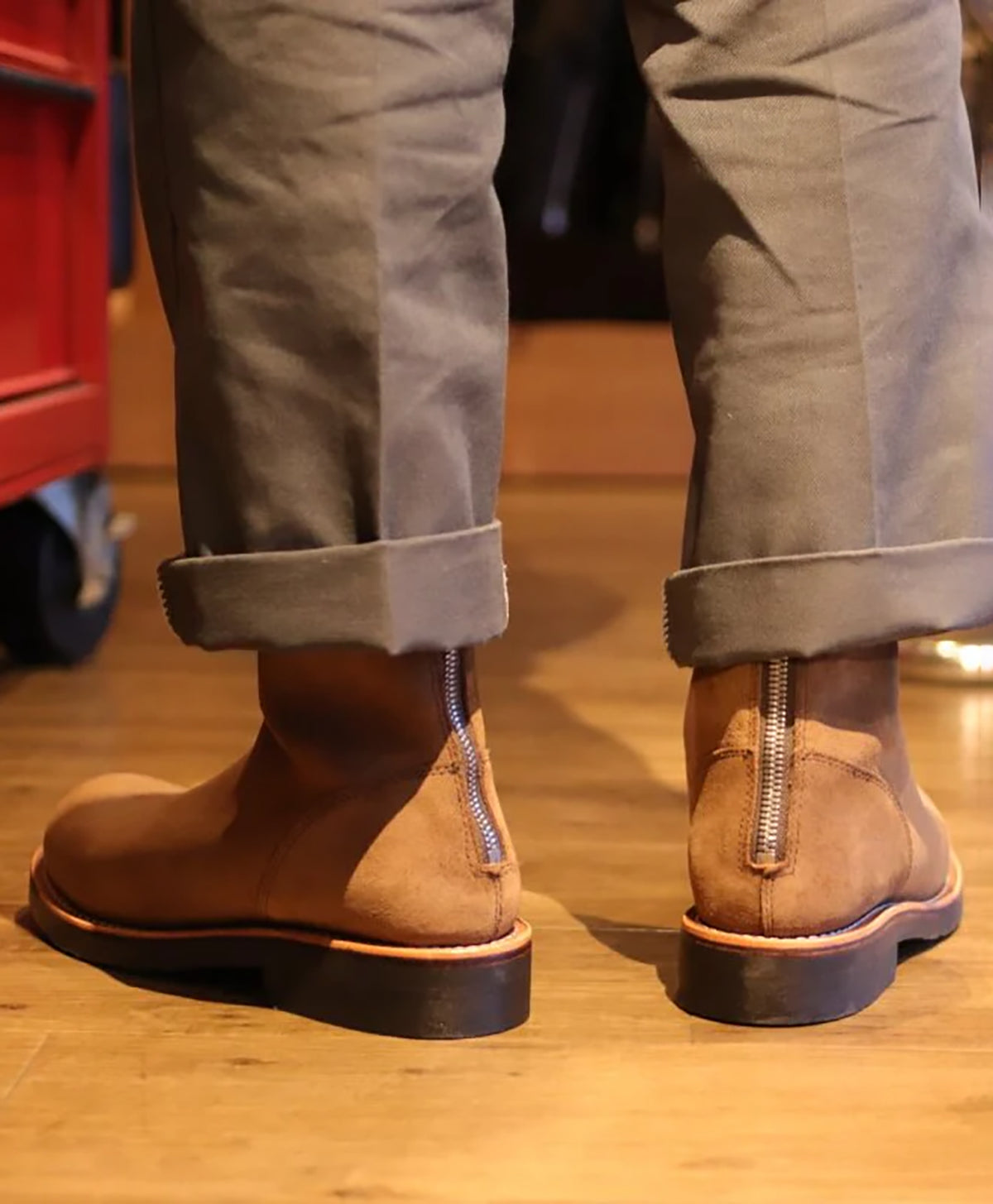 革靴 バックジップ ブーツ｜カドヤ公式オンラインショップ｜elefantas