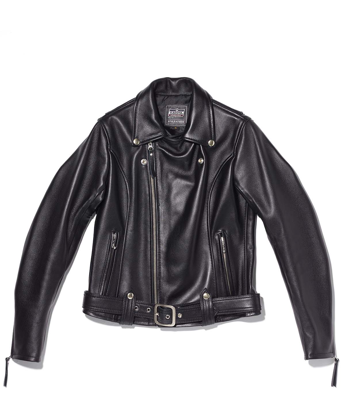 Leather jacket | Kadoya official online shop | KL-W4 / Black (Women's)