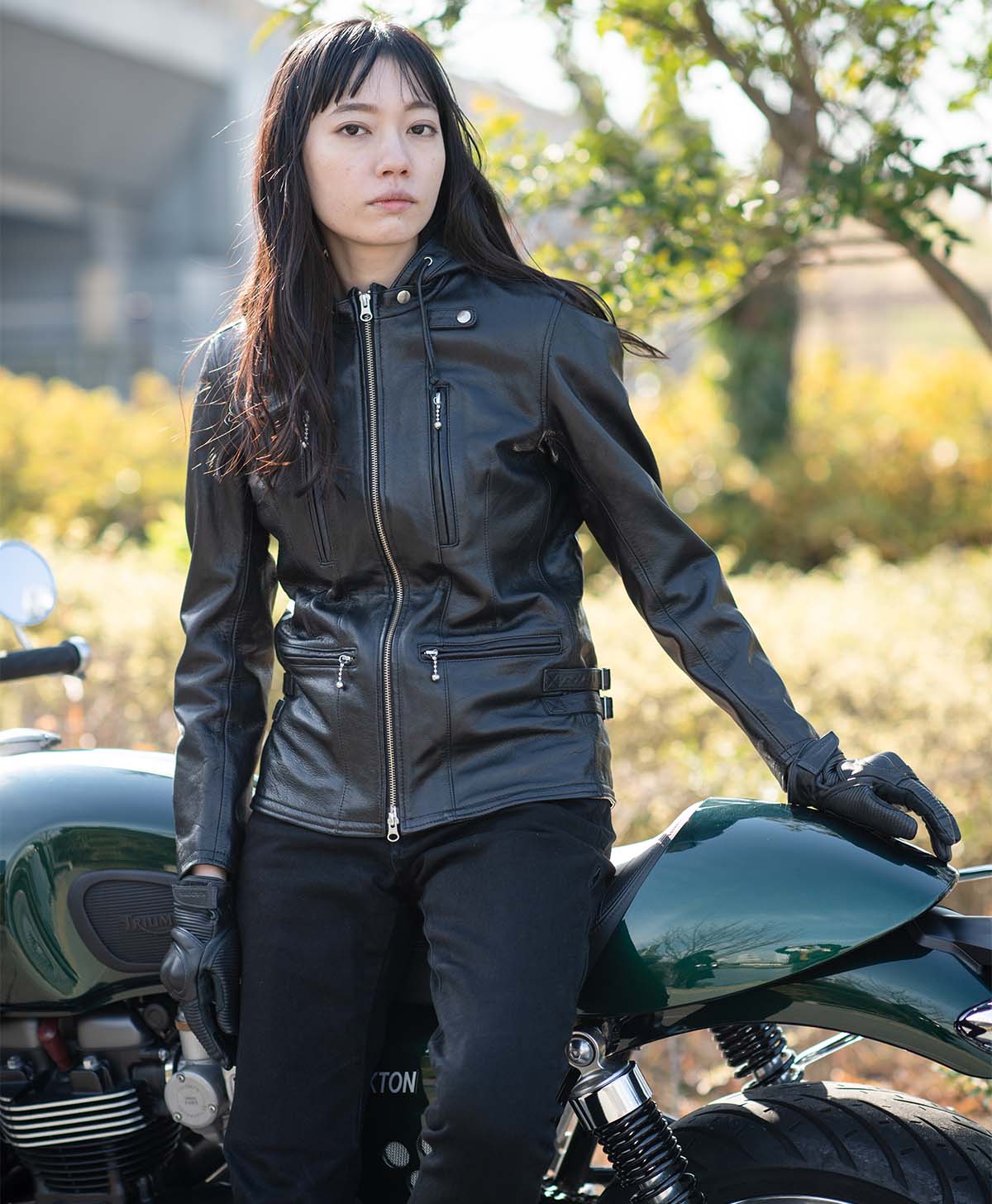 革ジャン フードレザージャケット｜カドヤ公式オンラインショップ