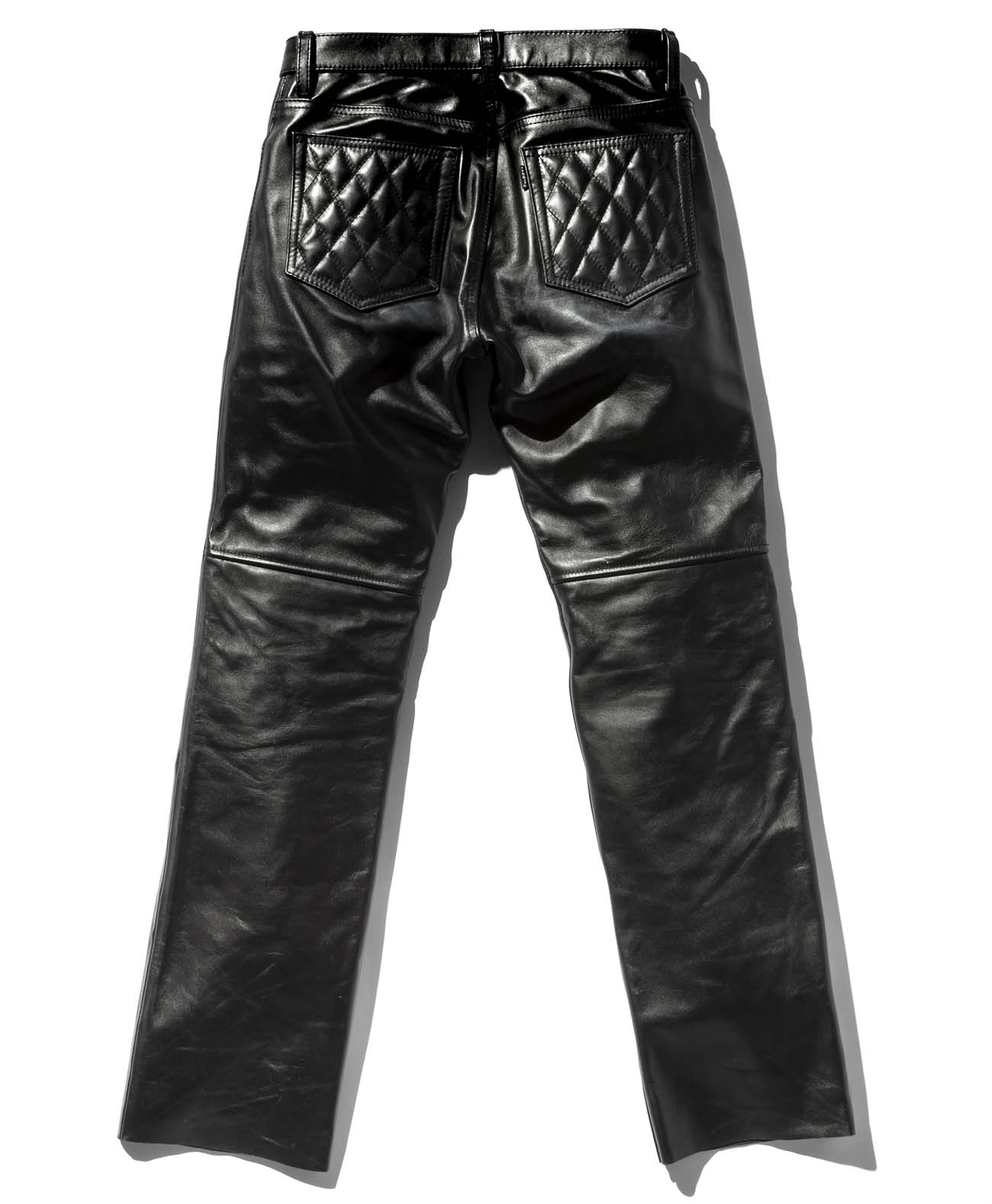 革パンツ ダイヤモンドキルティング レザーパンツ｜カドヤ公式