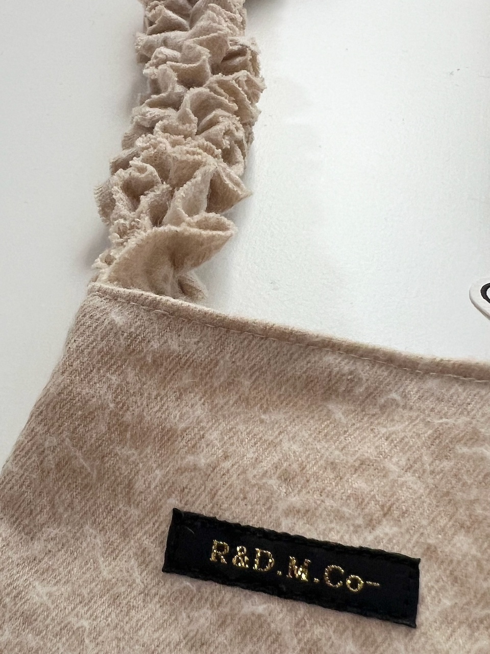 R&D.M.Co-/オールドマンズテーラー コットンウール フリルショルダー