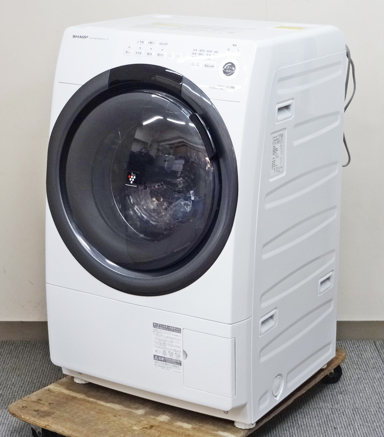 SHARP【ES-H10C-WL】シャープ マイクロ高圧洗浄搭載 ドラム式洗濯乾燥