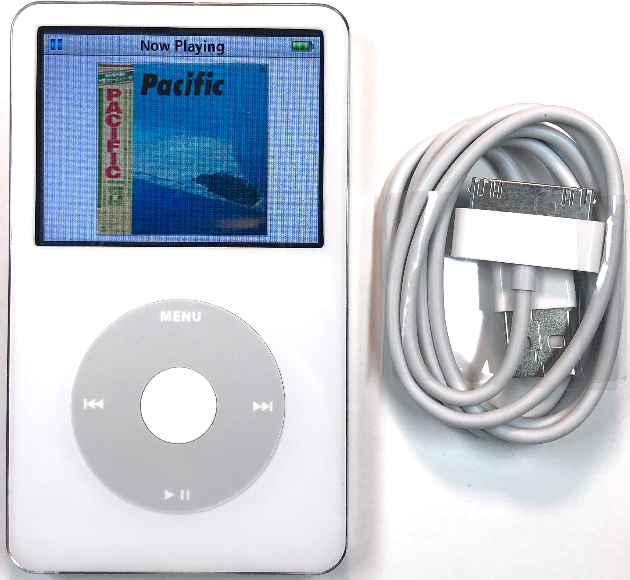 Refurbished White Apple iPod Video 5th & 5.5 Enhanced New Battery