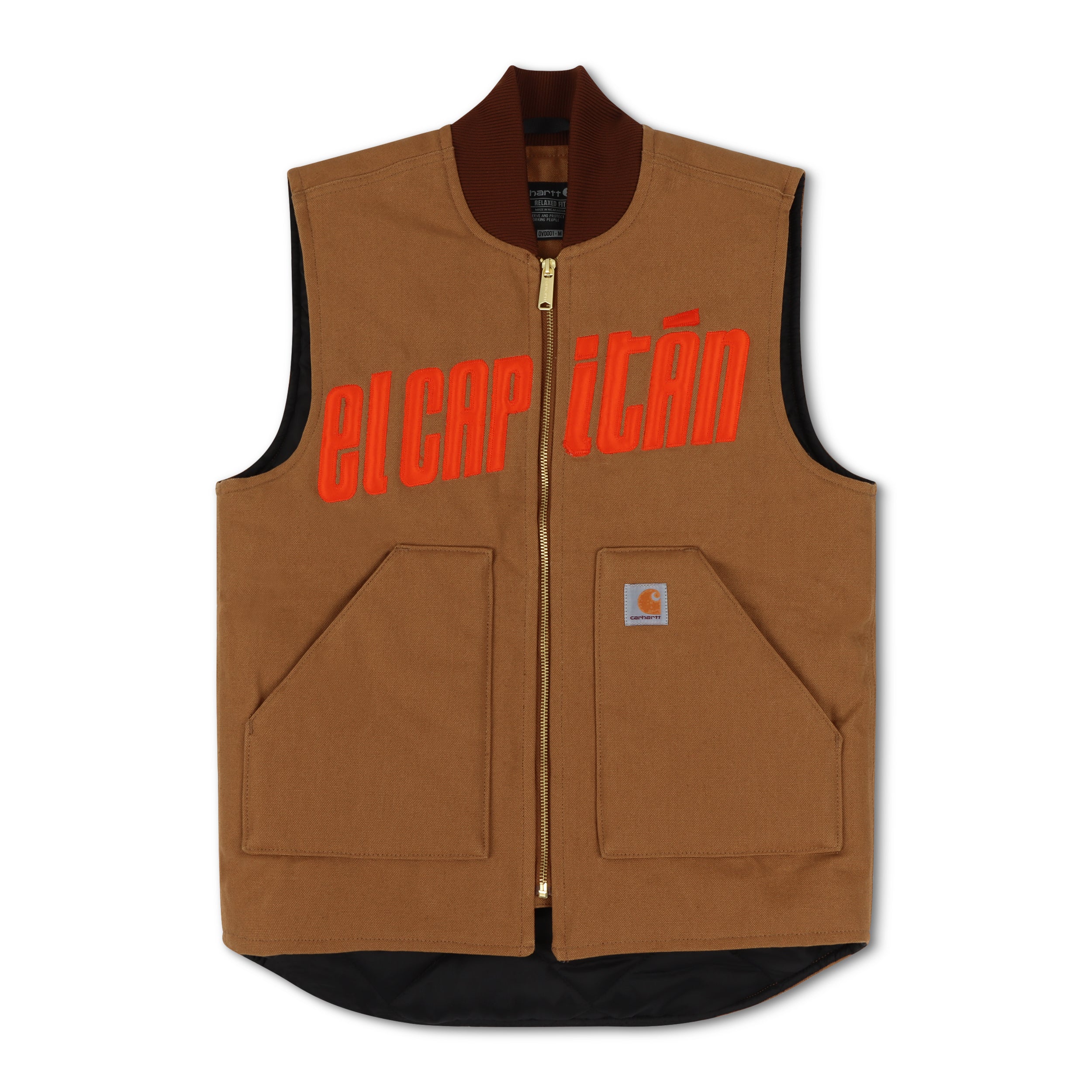 AUTHENTIC CARHARTT VEST - [CARHARTT BROWN] – EL CAPITÁN