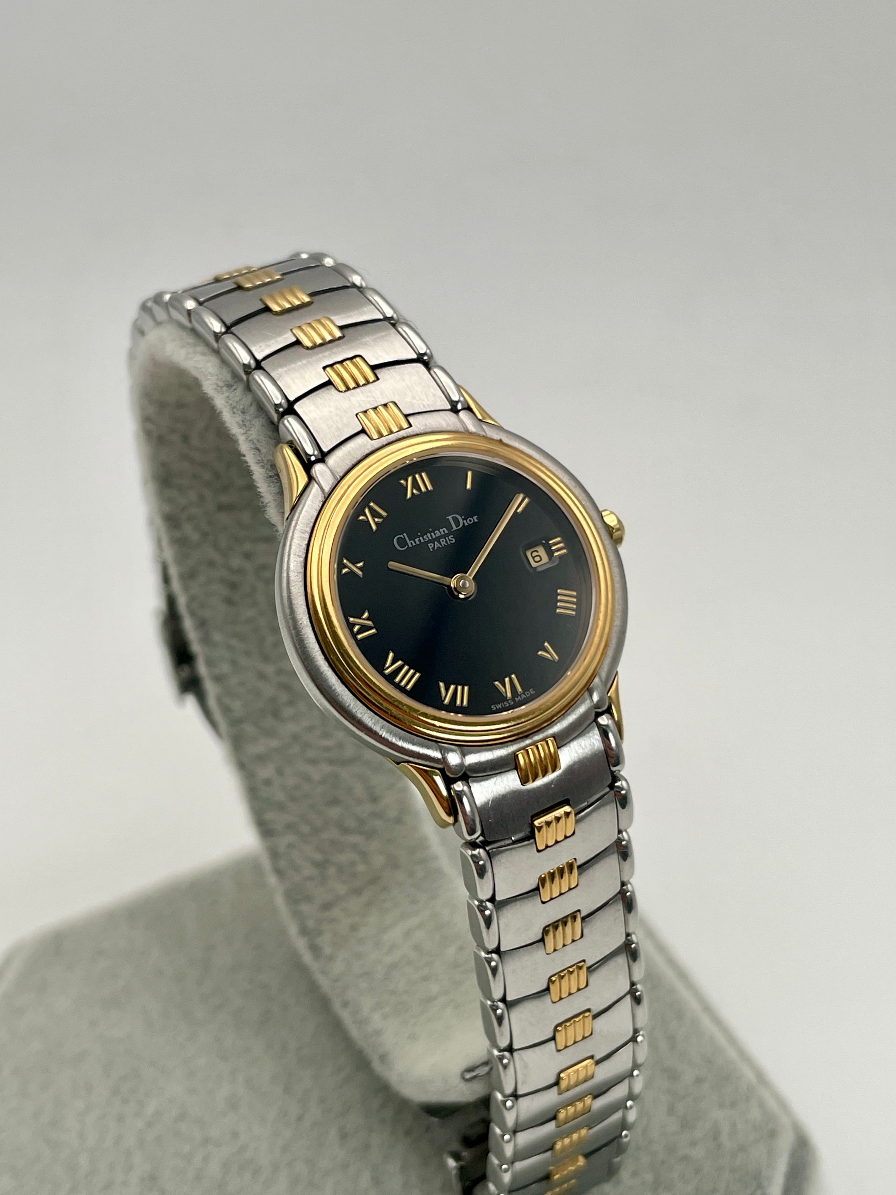 Christian Dior 48.146 Vintage Women's Watch in Two Tone Steel and