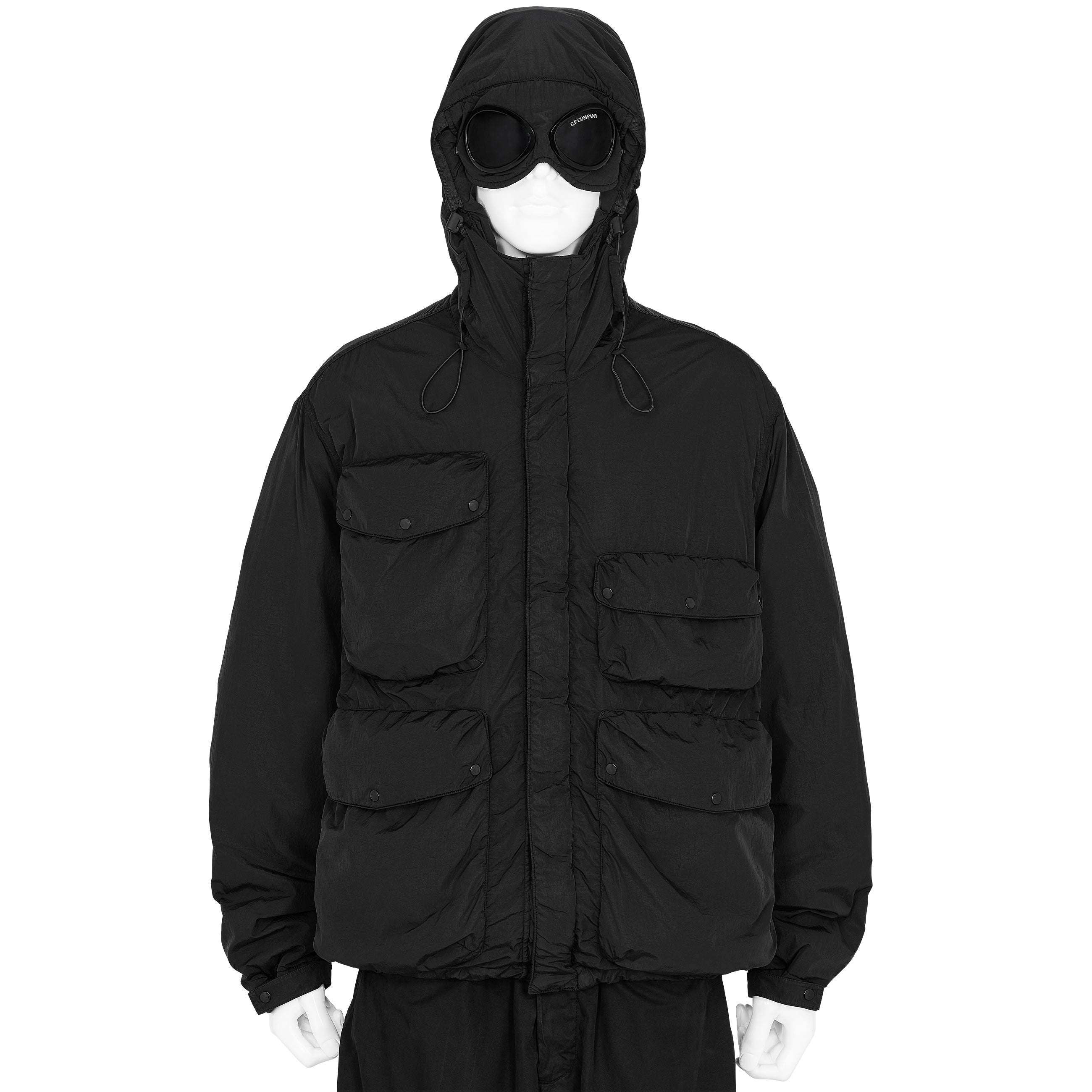 CHROME-R GOGGLE JACKET BLACK - C.P. COMPANY(シーピー カンパニー