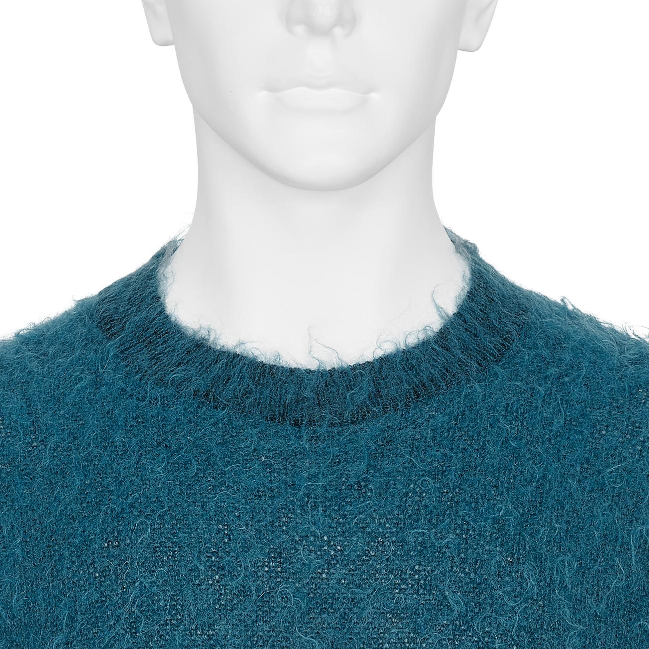 BRUSHED MOHAIR SWEATER PEACOCK - YOKE(ヨーク) - TOPS(トップス