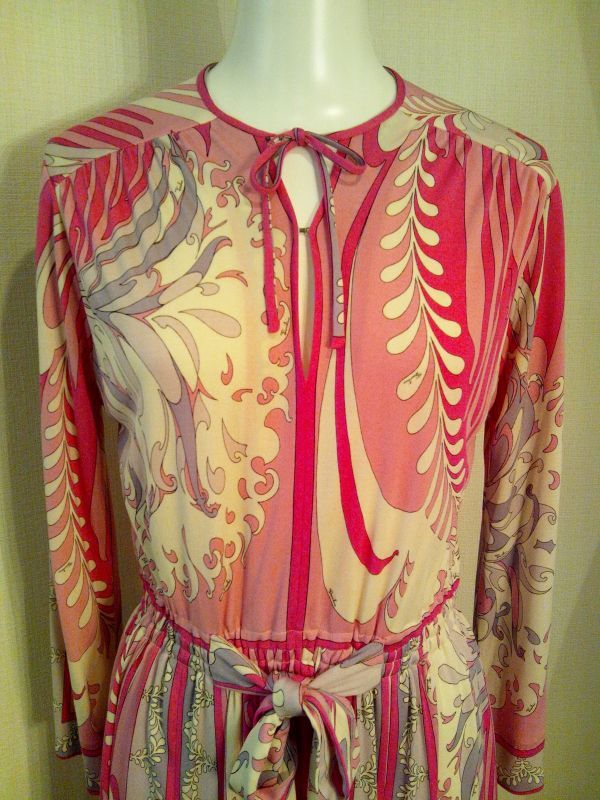 ♡Rental Dress EMILIO PUCCI(エミリオプッチ)ヴィンテージピンク
