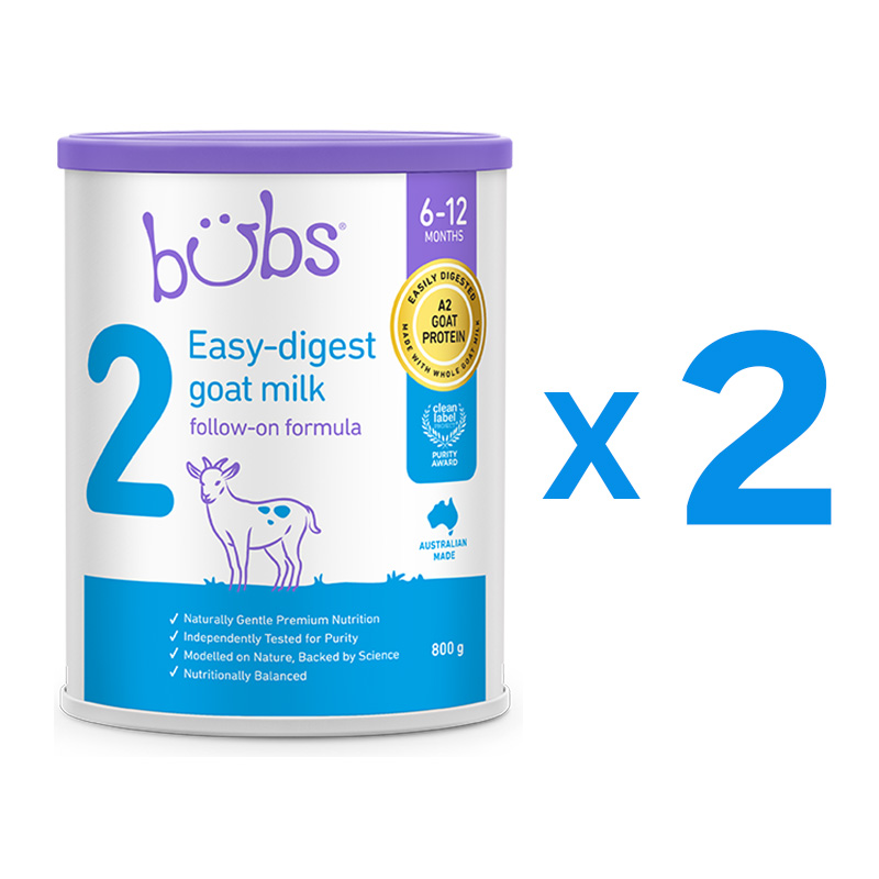 bubs Easy-digest goat milk 800g ヤギミルク2個 bubs Easy-digest
