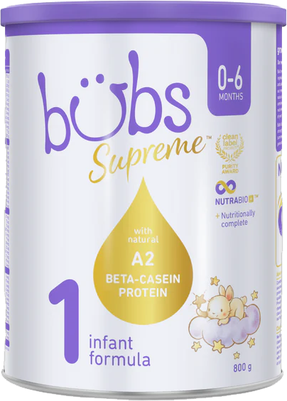 Bubs（バブズ） Supreme（シュプリーム） A2 粉ミルク 大缶 800g 混合3
