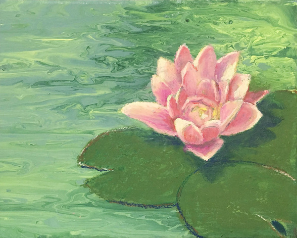 睡蓮」 by summer7｜Artmeter｜暮らしを彩るアートが、きっと見つかる