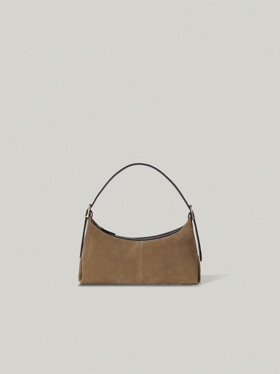 Mini Bateau Bag Beige - Suede - FOLNUA