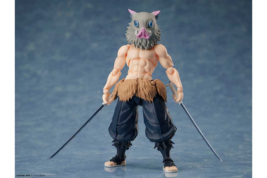 鬼滅の刃」嘴平伊之助、1/12スケールフィギュア登場 躍動感あふれる