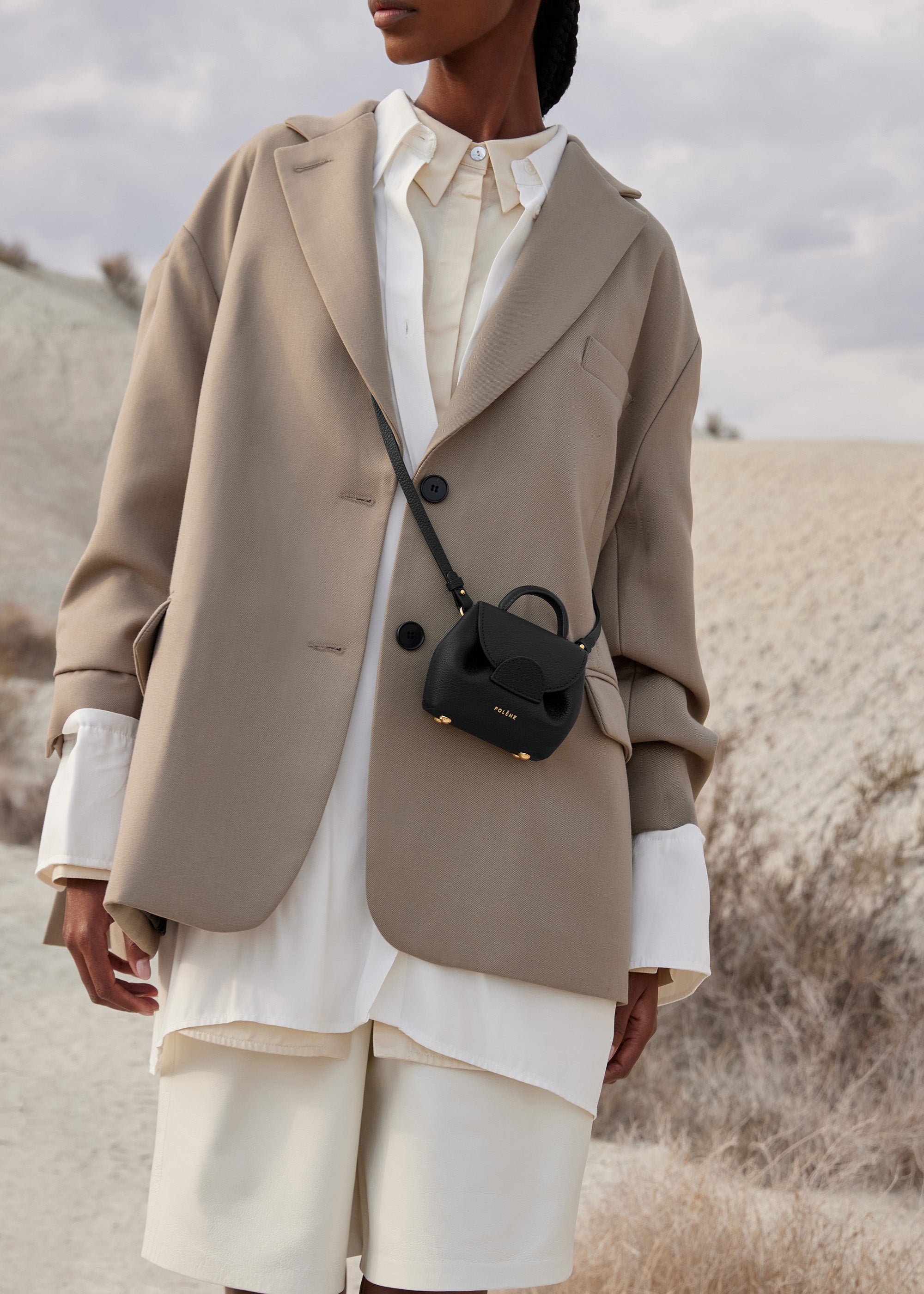 Polène | Bag - Numéro Un Micro - Textured Black