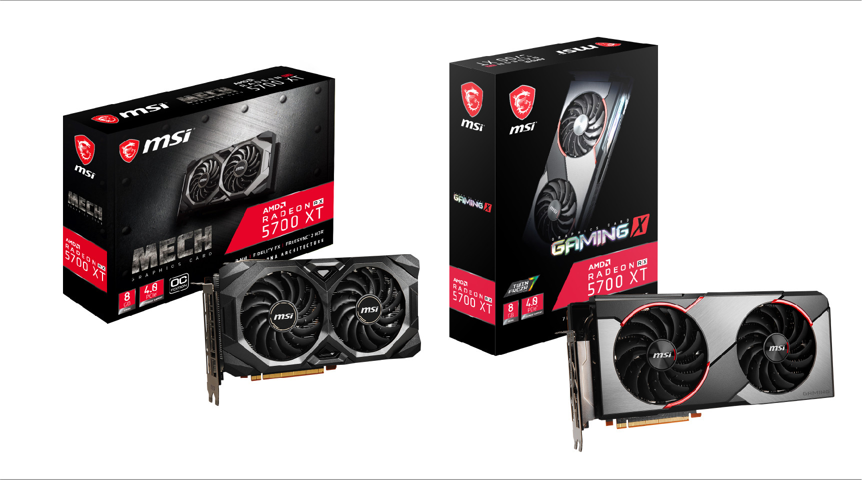 MSIからゲームのプレイに特化した「Radeon RX 5700 XT GAMING X」と
