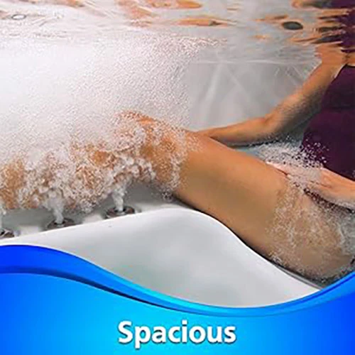 Edgewater 5-6 Person Hot Tub | 28-Jet Lounger Spa | Driftwood