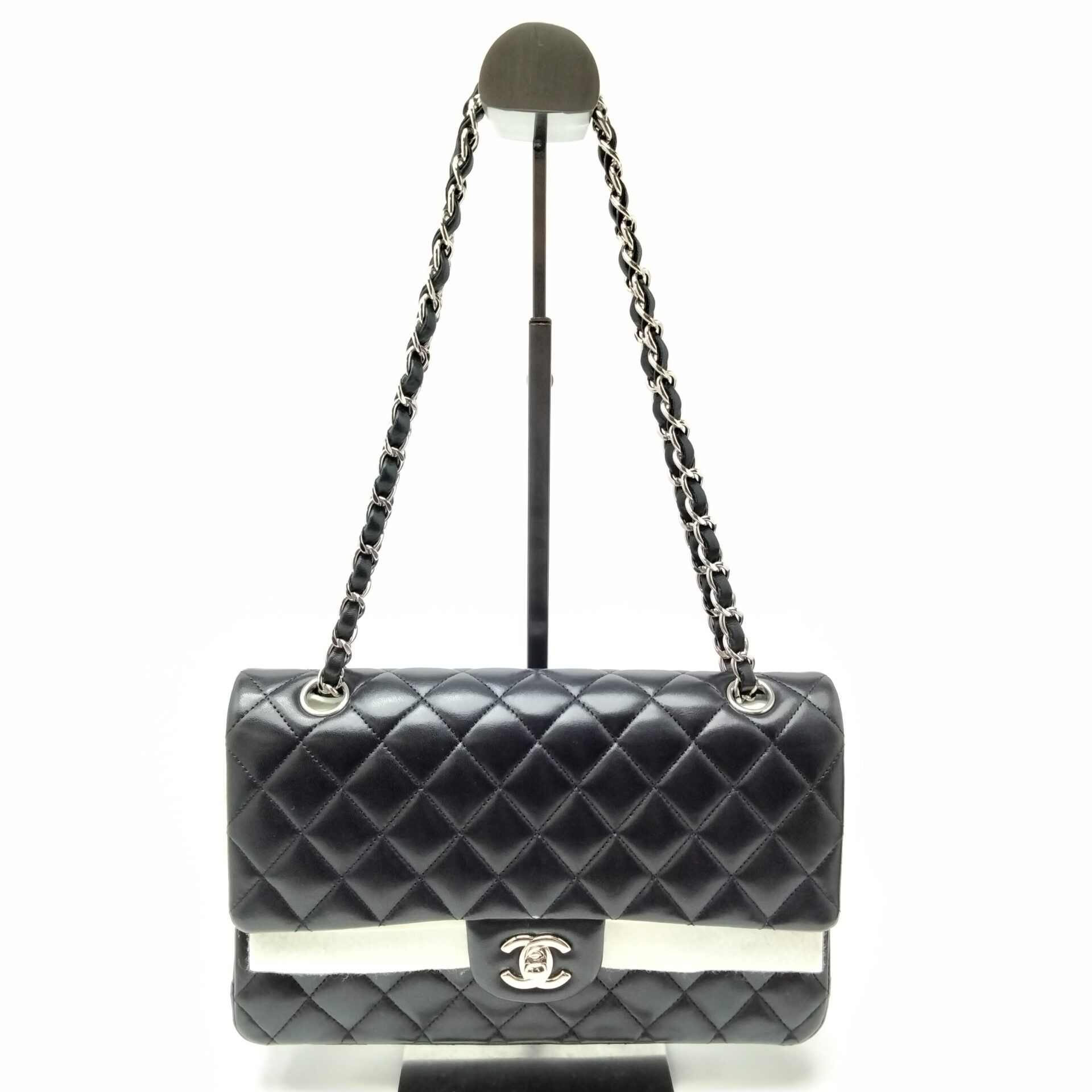 シャネル マトラッセ25 ラムスキン ダブルフラップ ダブルチェーン