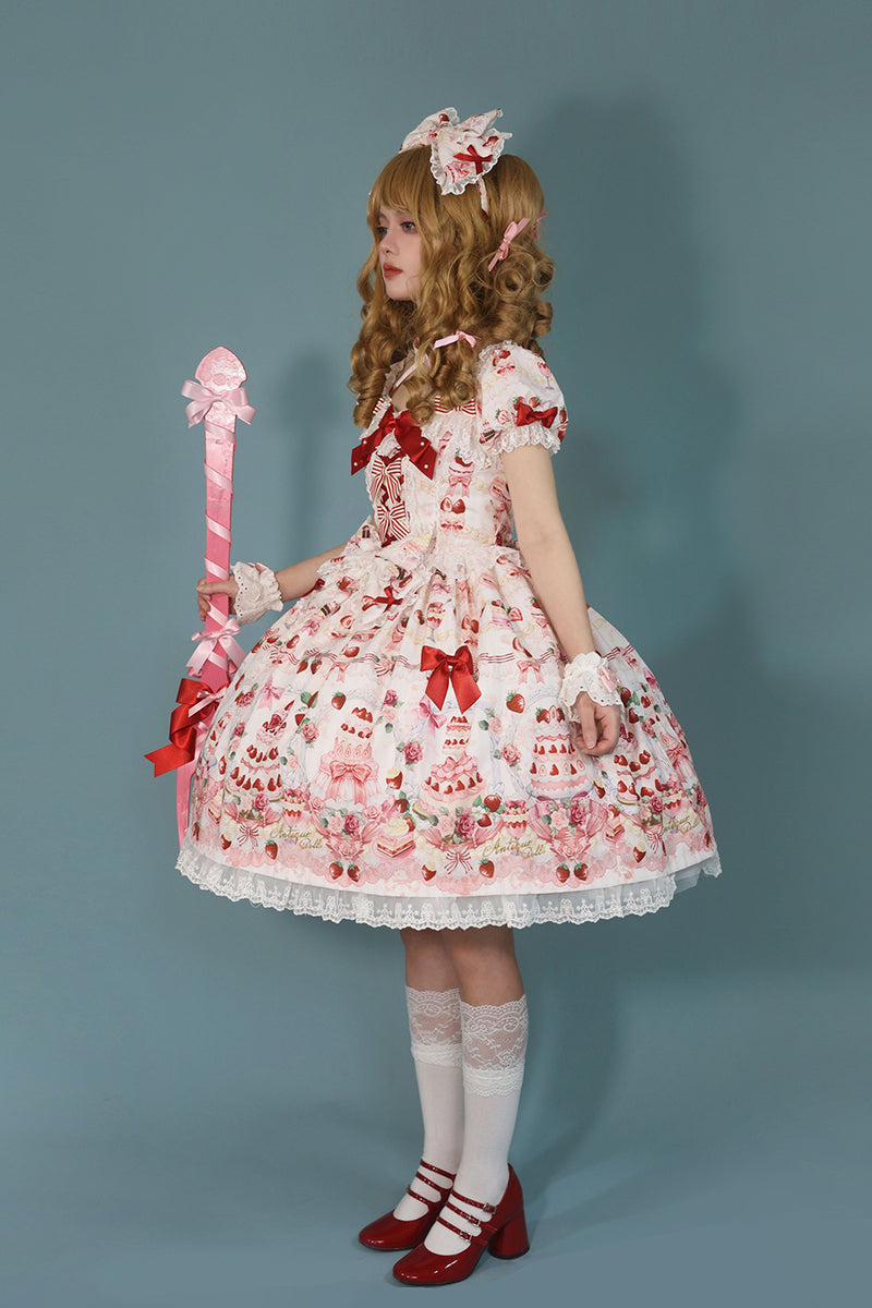 Strawberry Cake Bouquet ワンピース【AntiqueDoll】 – Epetice