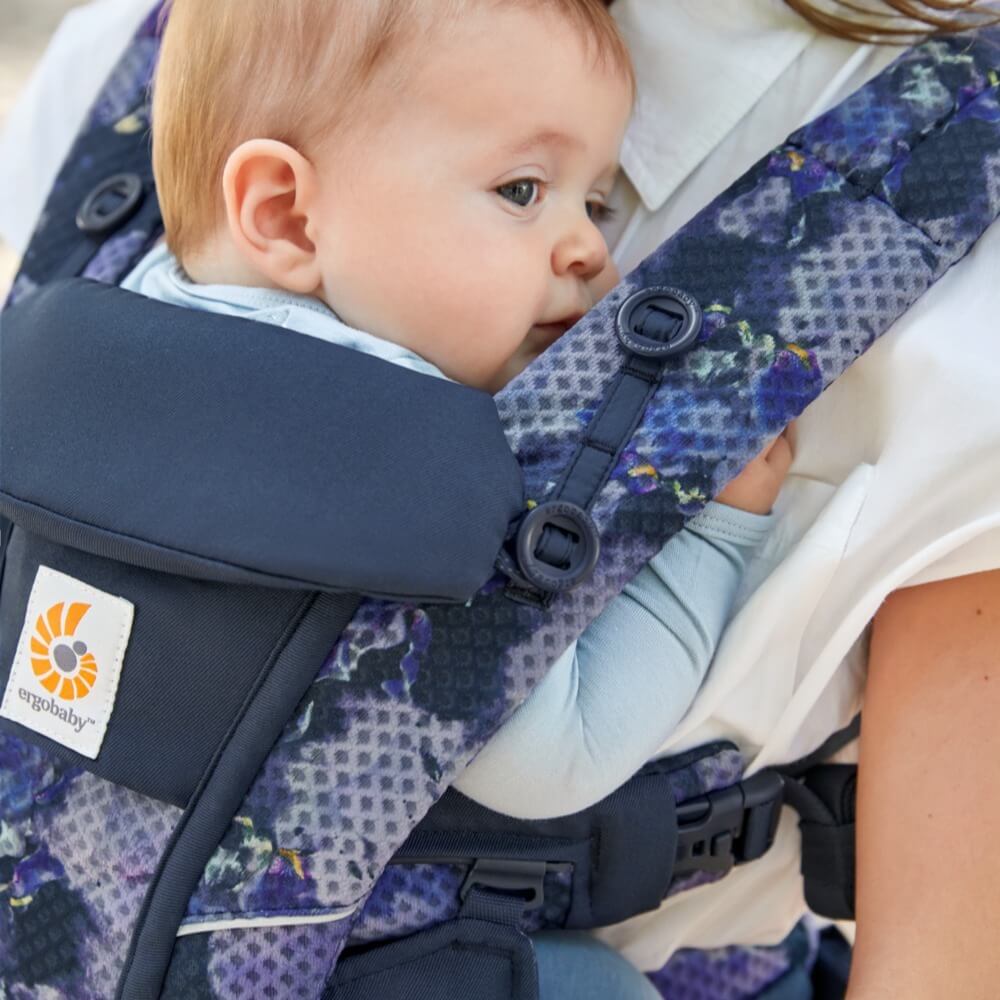 Omni Breeze Baby Carrier - Mesh: Midnight Orchid | Ergobaby