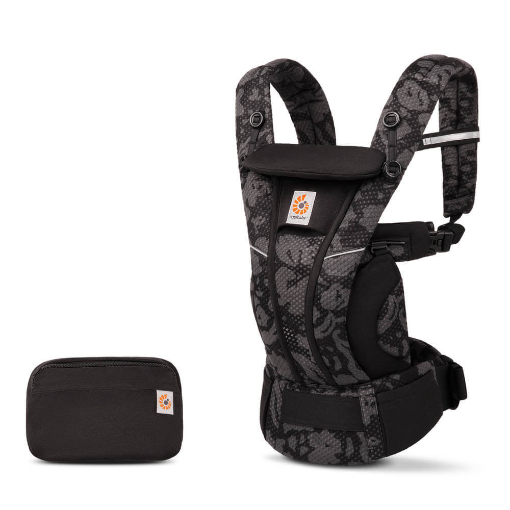 Omni Breeze Baby Carrier: Onyx Blooms | Ergobaby