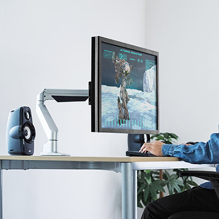 在庫限り】高耐荷重モニターアーム(ガス圧タイプ・耐荷重8kg～20kg