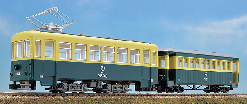 猫屋線直通用路面電車（全金車）＋客車セット – 新製品紹介