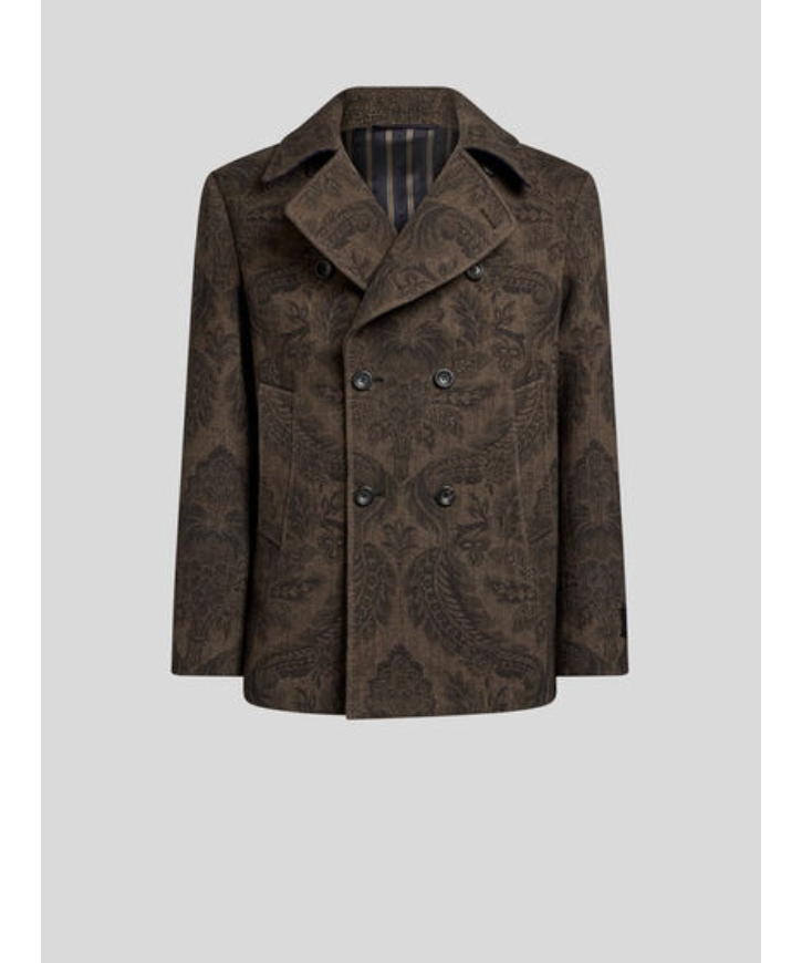 ETRO/エトロ_Men通販 | ダブルブレスト ウール&カシミア ピーコート