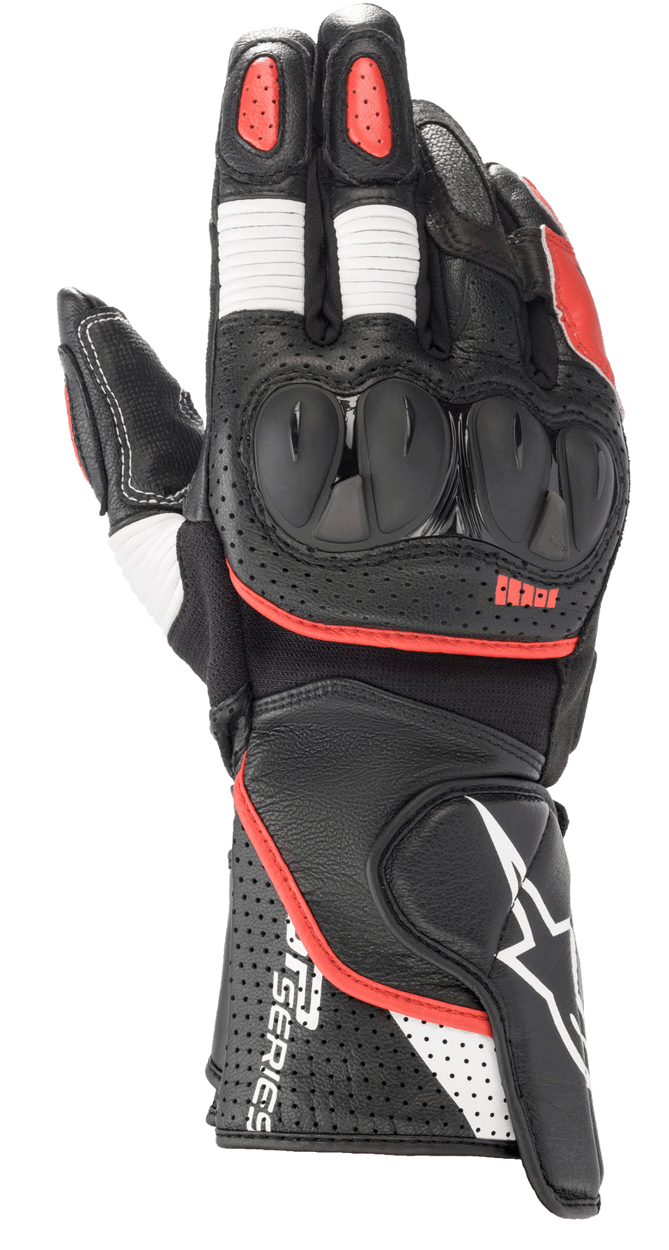 SP-2 V3 - Black Motorcycle Gloves | Alpinestars®