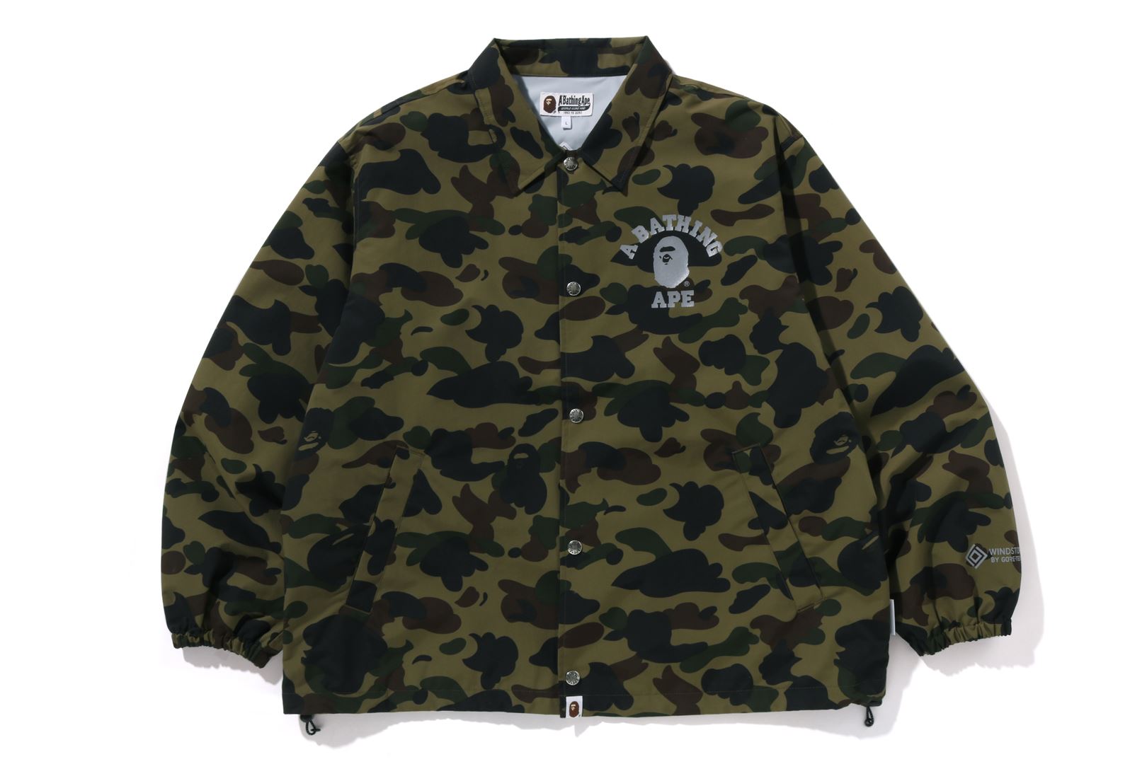 GORE-TEX WIND STOPPER 1ST CAMO RELAXED COACH JACKET MENS – eu.bape.com