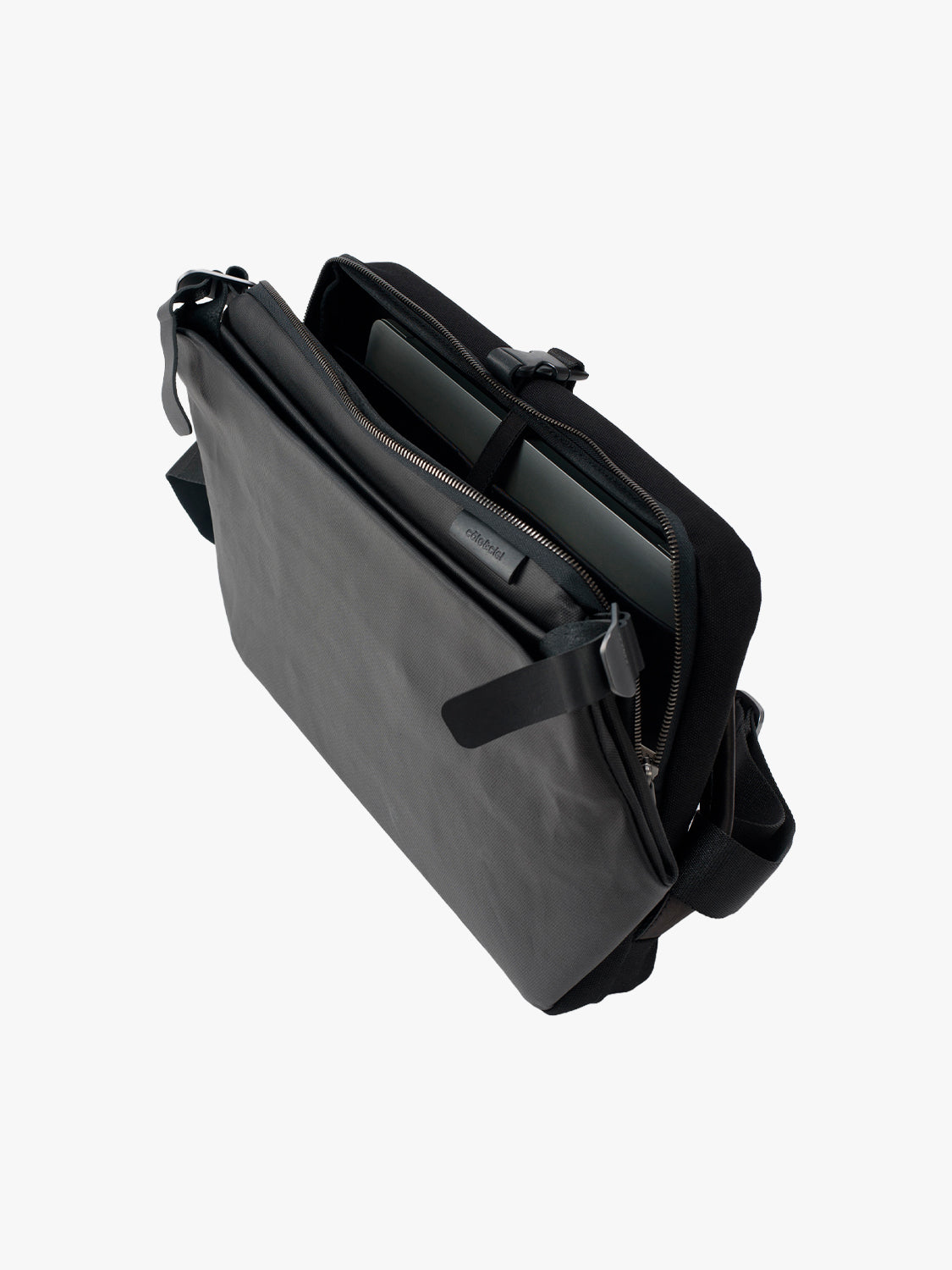 côte&ciel | Riss Coated Canvas Black côte&ciel Official