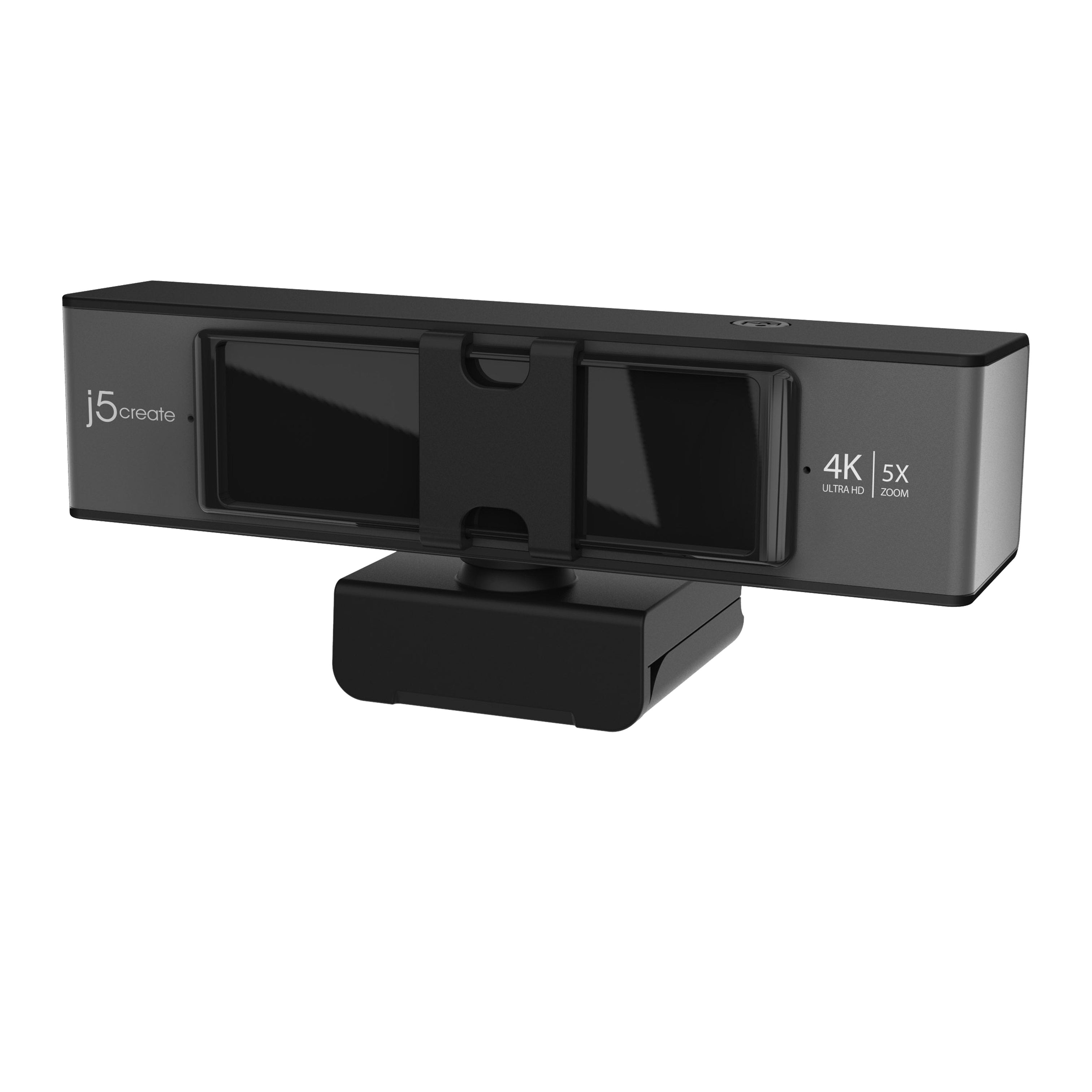 USB™ 4K Ultra HD Webcam with 5x Digital Zoom Remote Control