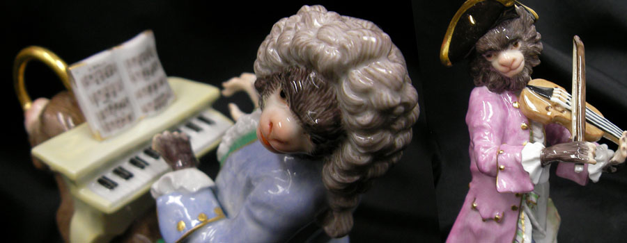 ユーロクラシクス｜マイセン 猿の楽隊 猿の楽団