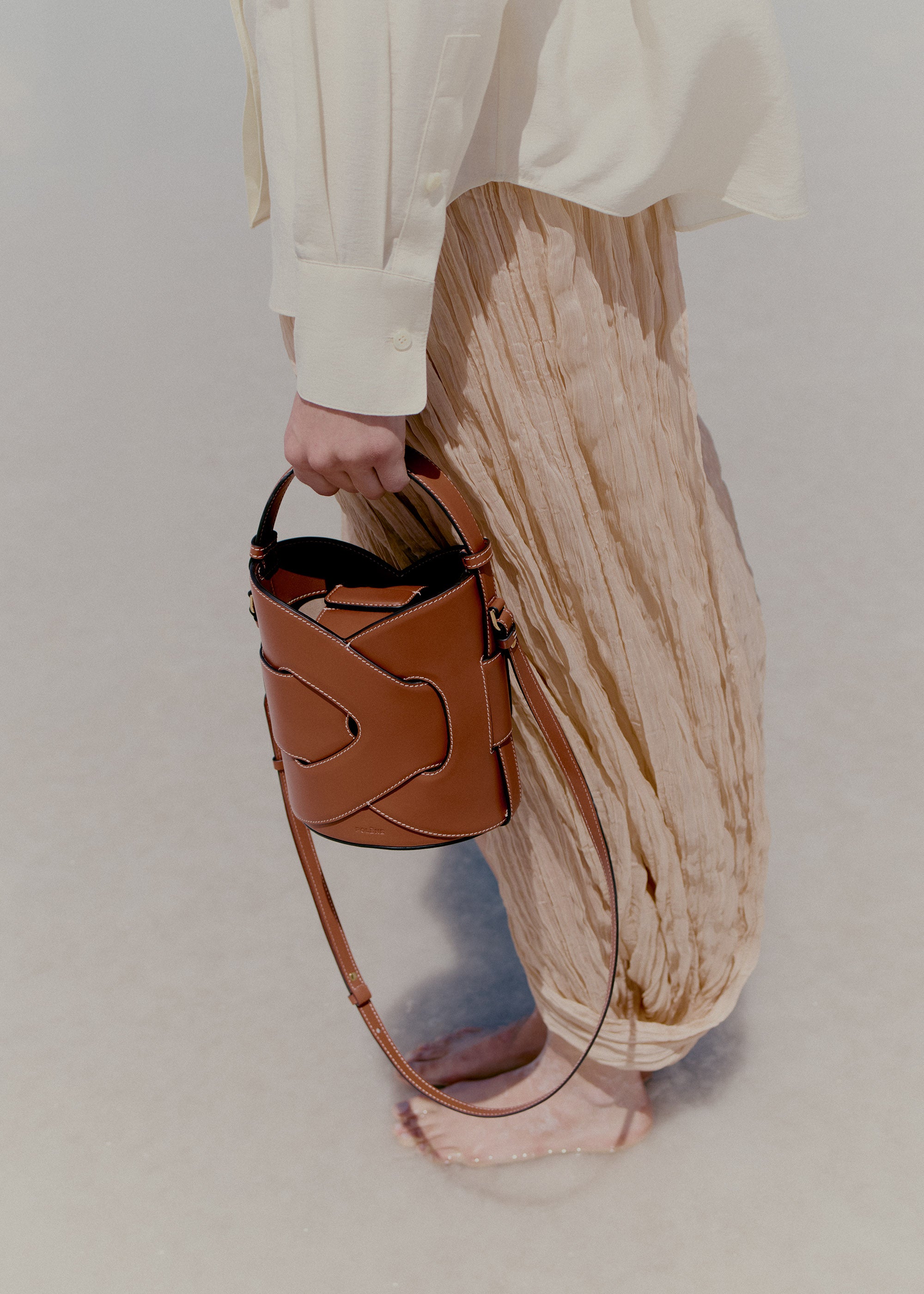 Polène | Bag - Nodde Seau - Cognac – Polène EU