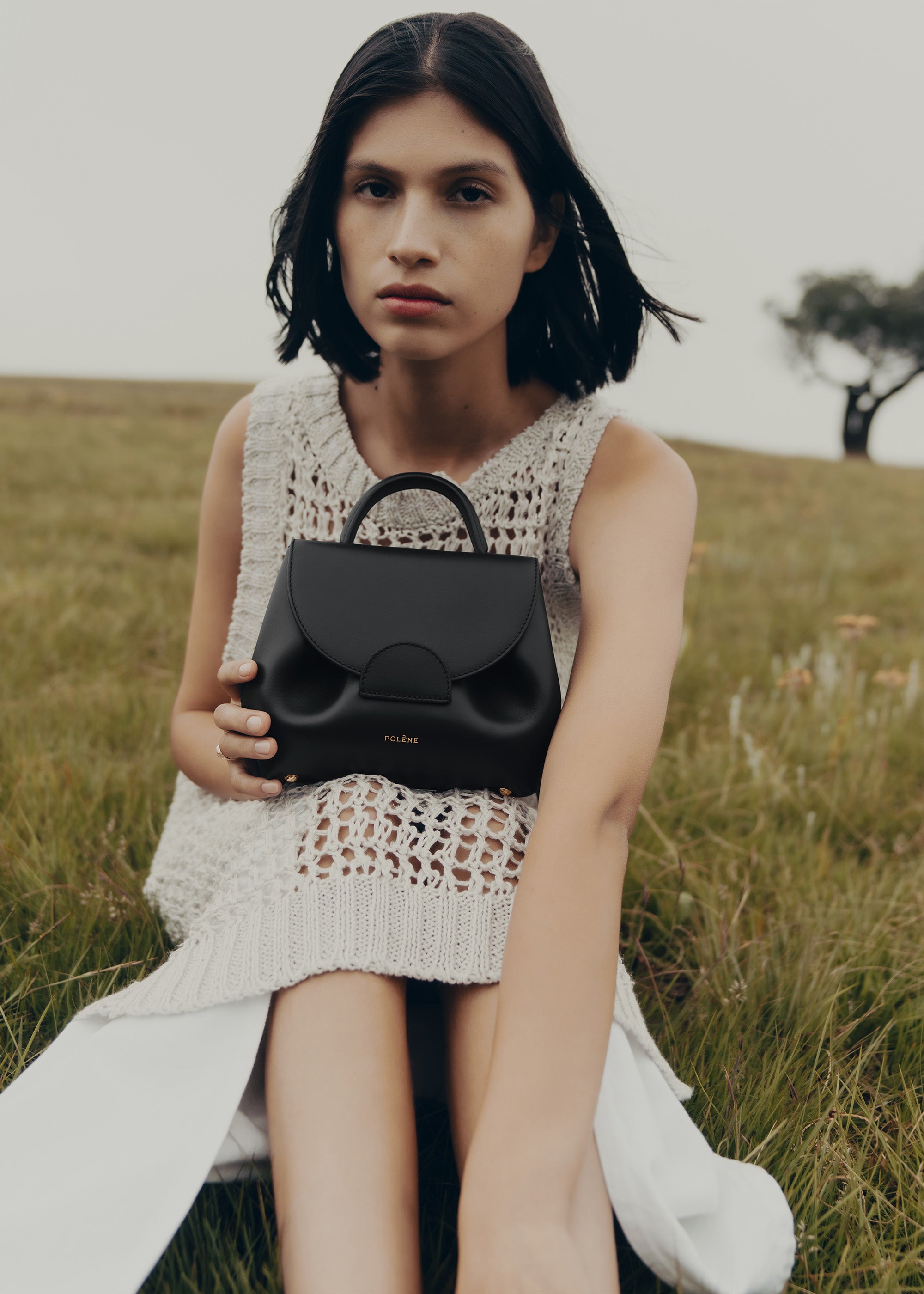 Polène | Bag - Numéro Un Nano - Smooth Black – Polène EU