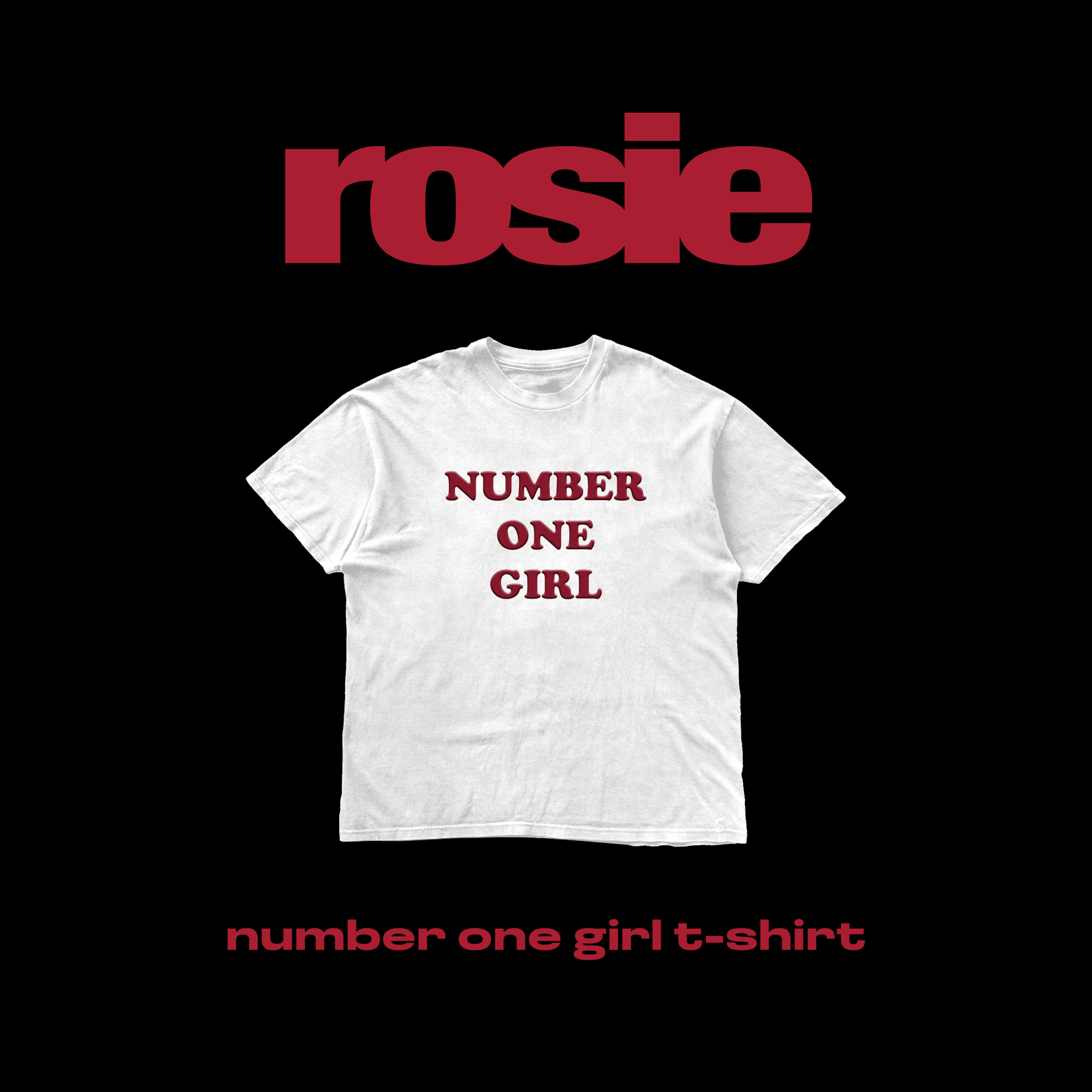 number one girl t-shirt | ROSÉ Official Shop