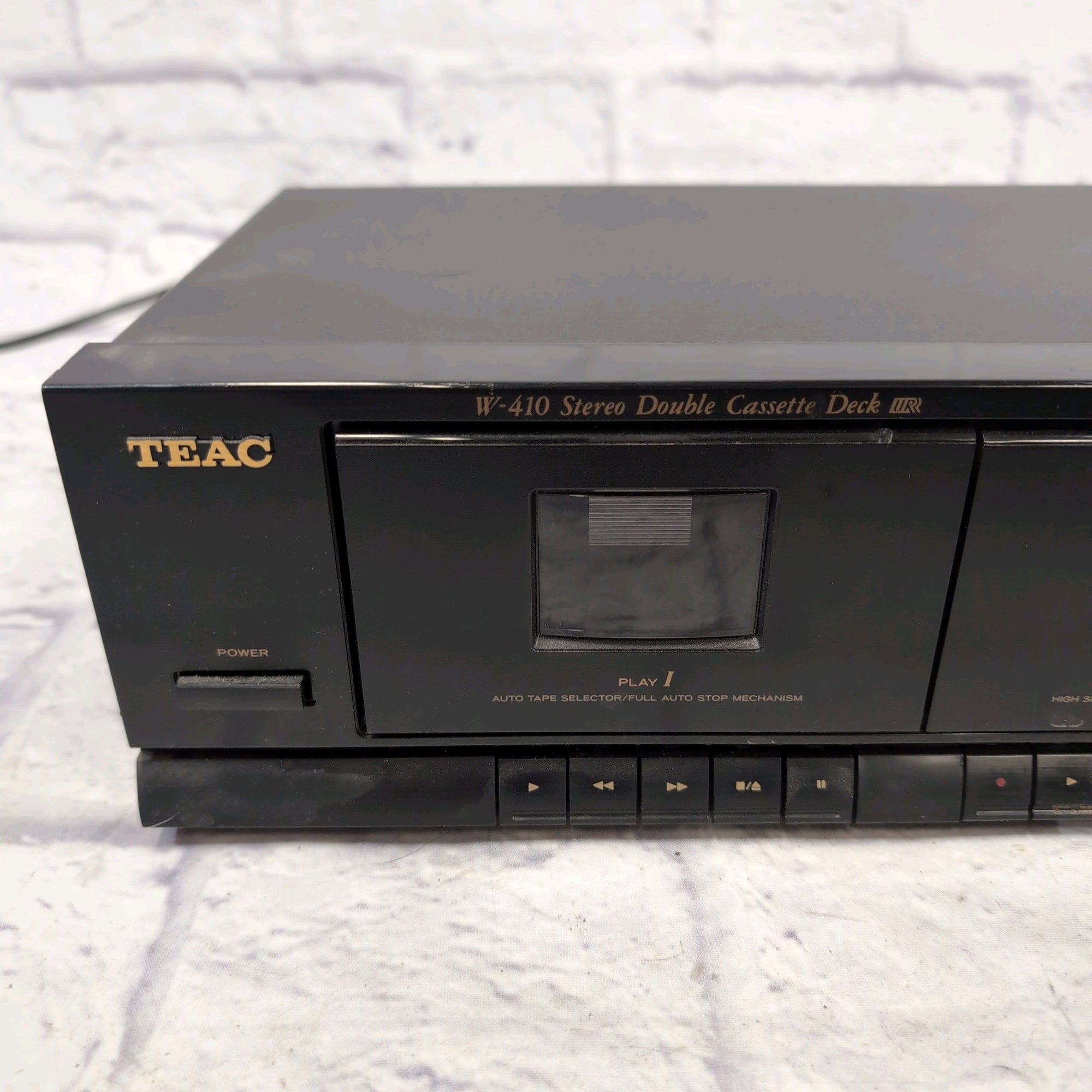 Vintage TEAC W-410 Stereo Double Cassette Deck - Evolution Music