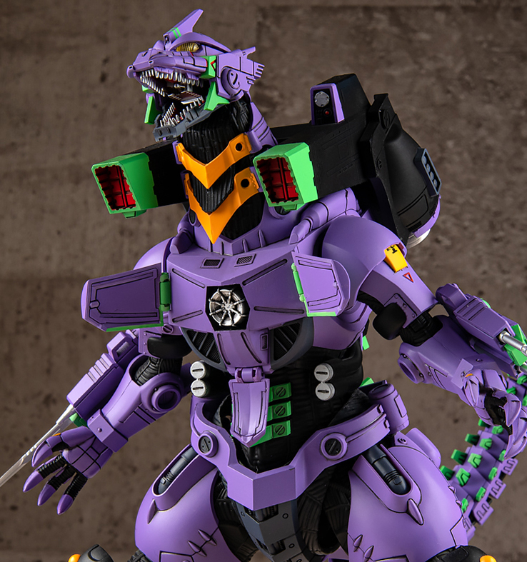 ゴジラ対エヴァンゲリオン 3式機龍エヴァ初号機カラーVer.プラモデル