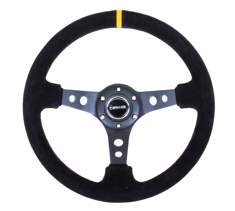 NRG 350mm Sport Steering Wheel 3″ Deep Dish | Exomotive - US