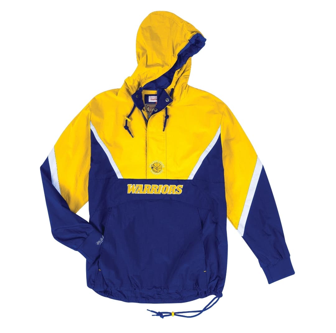 Mitchell & Ness Half Zip Anorak NBA Golden State – Exclusive