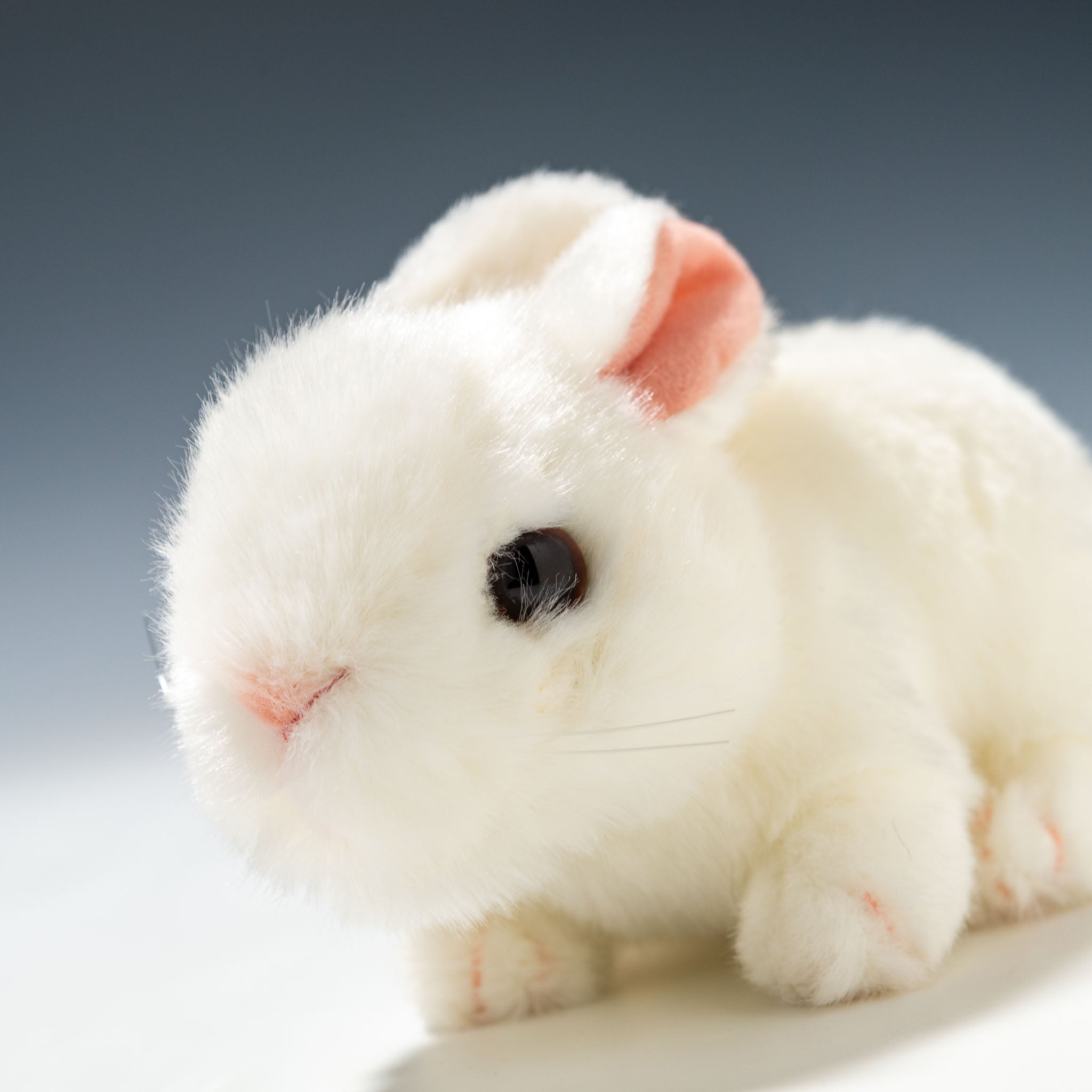 吉徳 ぬいぐるみ りくのなかまたち ウサギ ホワイト 180497