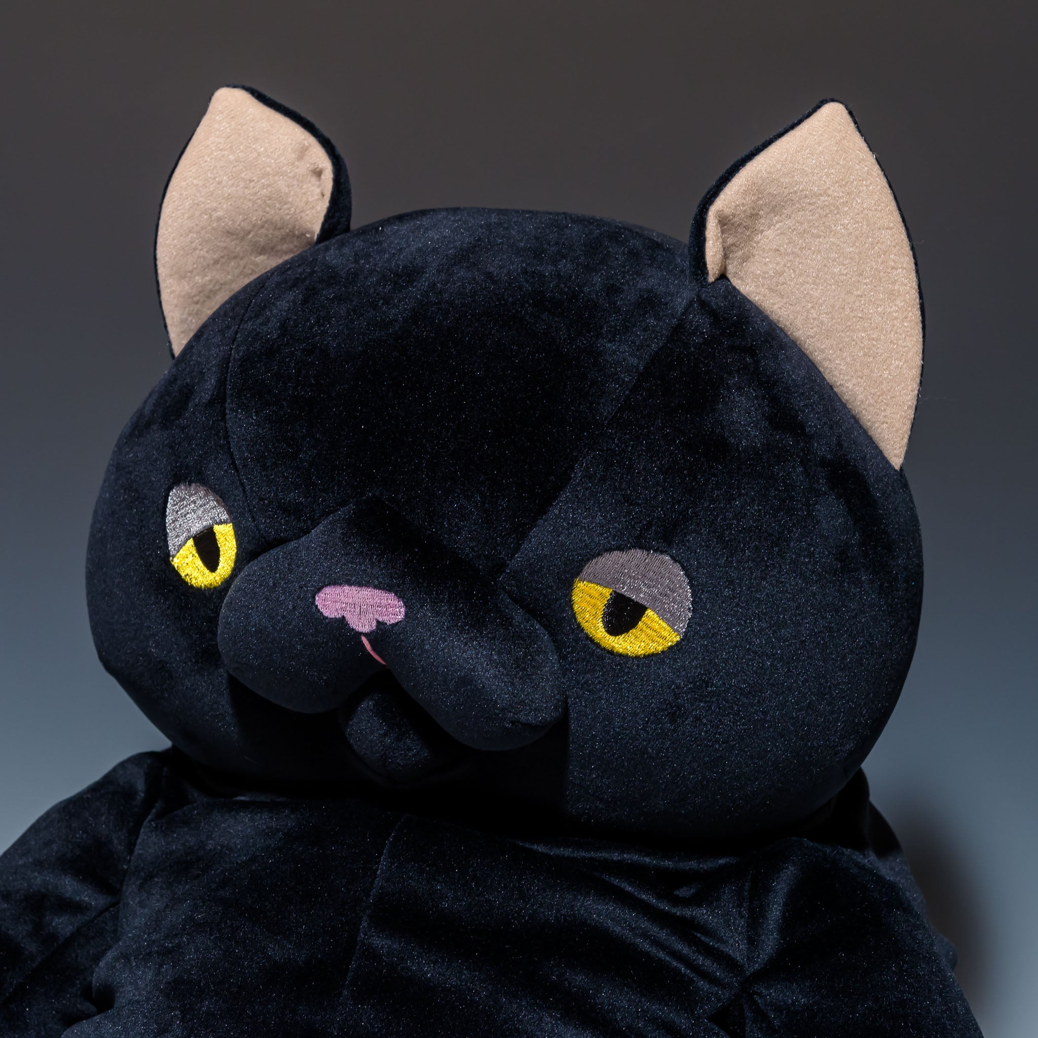 シナダ SHINADA ぬいぐるみ もちねこ クロ(XL) MONE-0880B