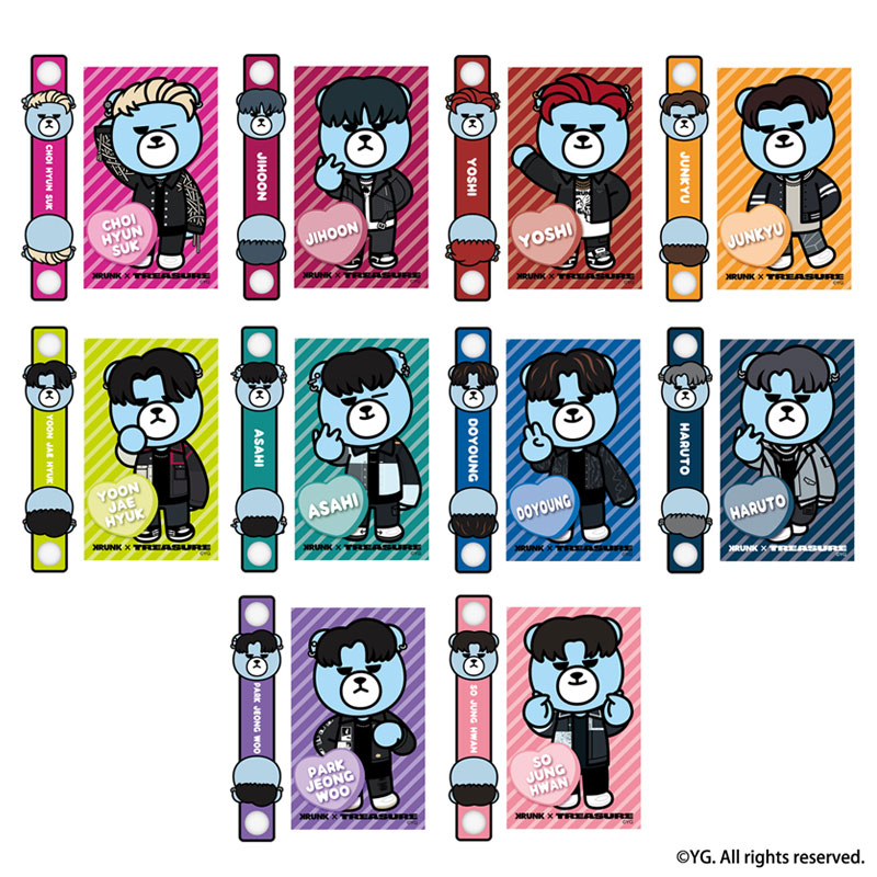 アイアップ公式通販】KRUNK×TREASURE ケーブルタイ＆ステッカー｜その他