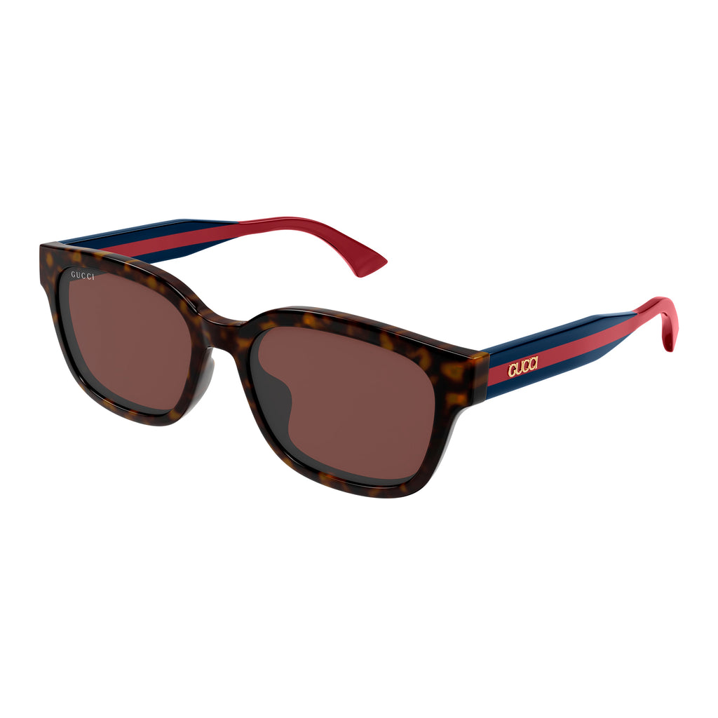 Gucci Gg1872sk Havana Male Rectangle Sunglasses | Eyewear Index
