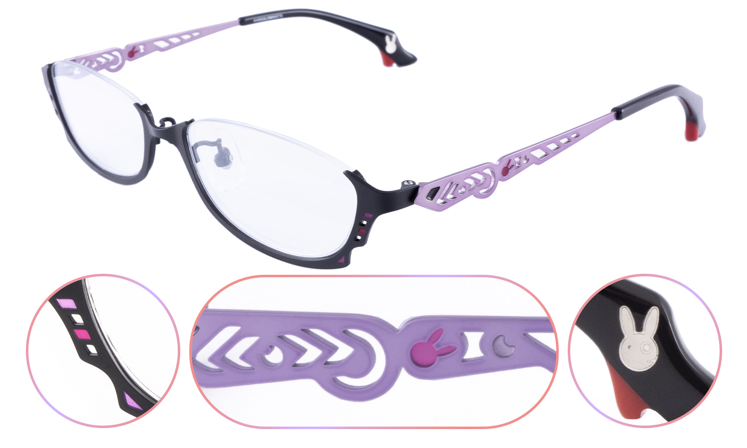 結月ゆかり 純(紫)コラボメガネ