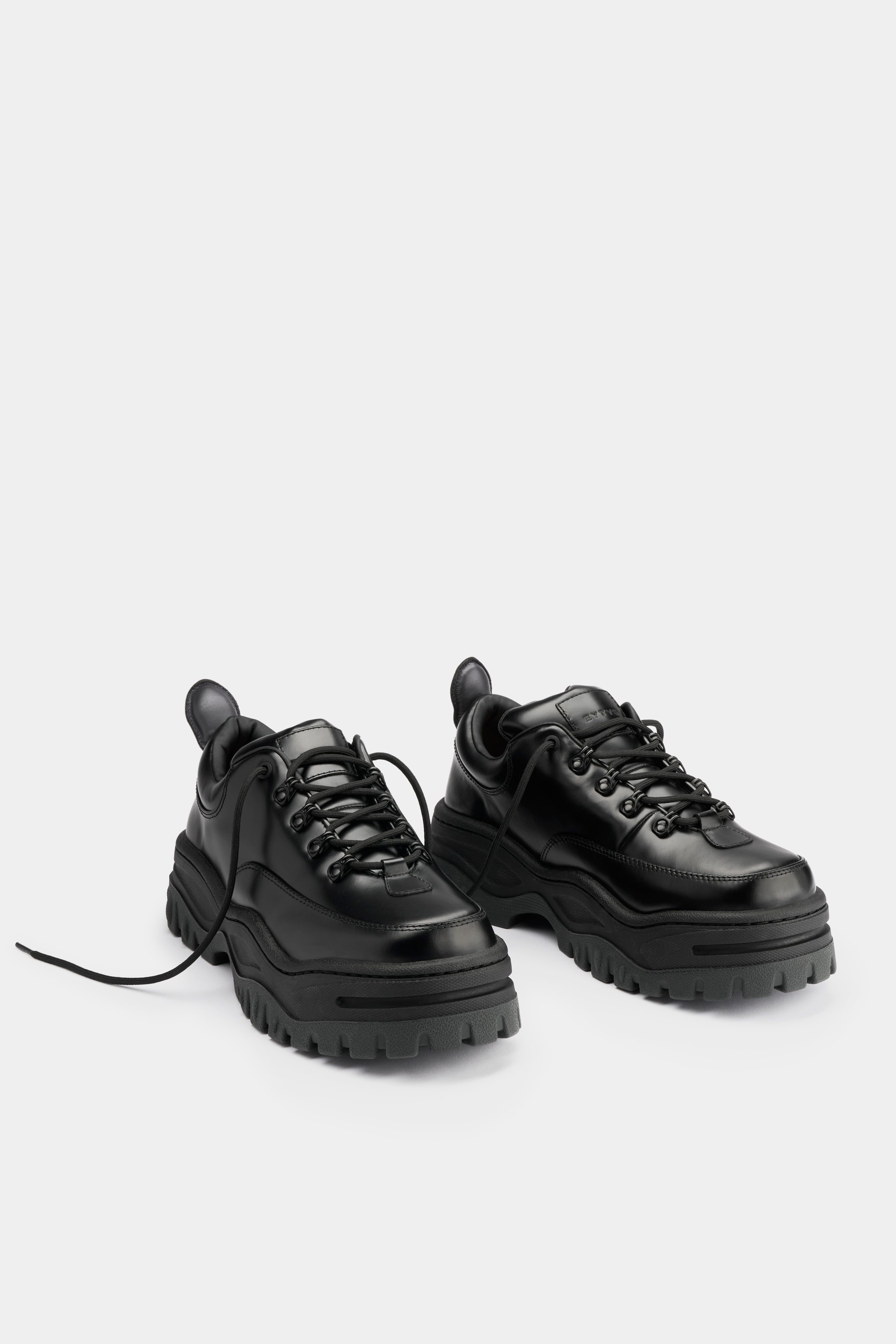 EYTYS Angel Black Leather Sneakers