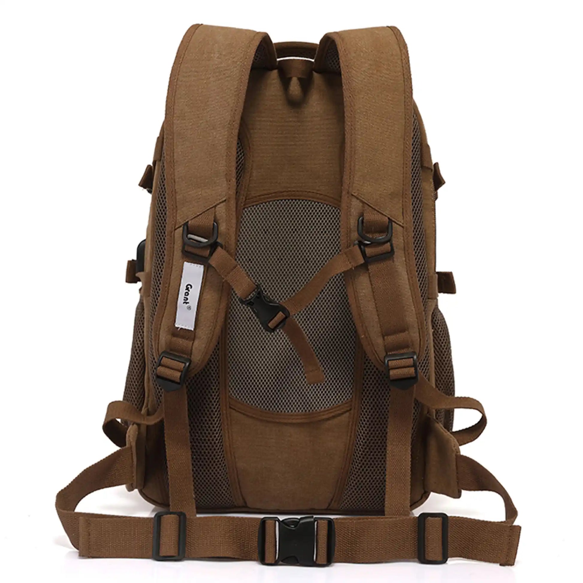 GRANT Canvas Laptop Backpack – USB Port & 15.6” Laptop Storage