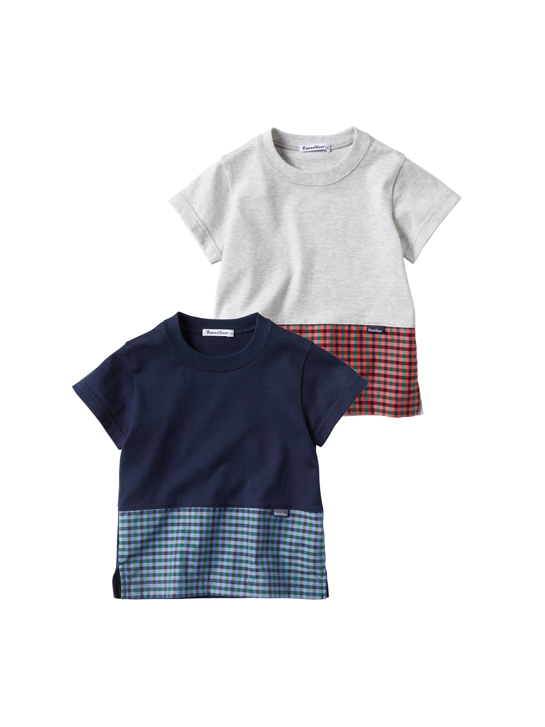 familiar チェック柄 Tシャツ 80 Tシャツ｜ファミリア公式オンライン