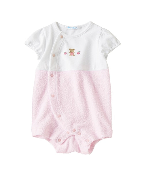 新品】ファミリア familiar 袖付ロンパス 150106 サイズ60 袖付き