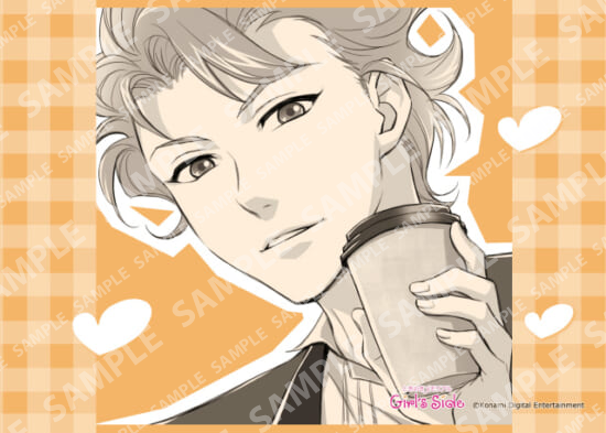 ときめきメモリアル Girl's Side 設楽聖司 2 シール,ファミマプリント