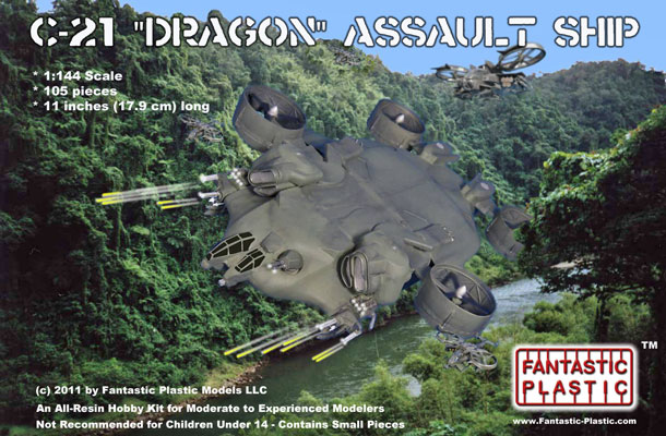 模型 C-21 ドラゴンアサルトシップ C-21 Dragon Assault Ship - Model